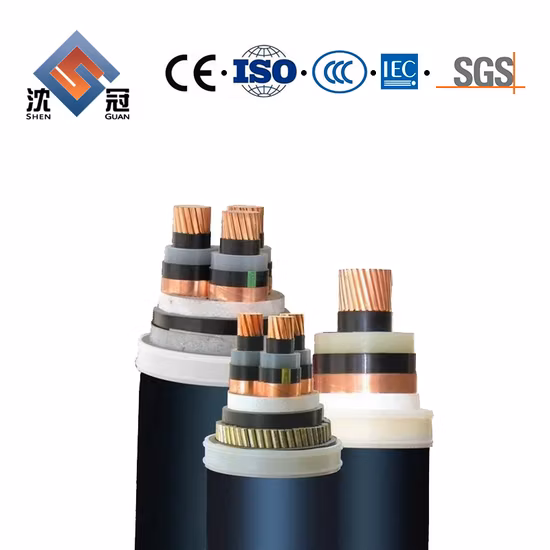 Shenguan Copper Power XLPE/PVC isoliertes 4-adriges 25 mm 70 mm 16 mm Swa-gepanzertes elektrisches Niederspannungs-Stromkabel-Erdkabel