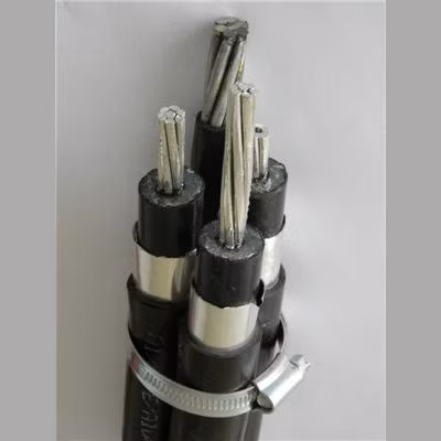 Aluminiumleiter PE/XLPE/PVC-Isolierung, elektrische Energie, verdrilltes elektrisches Überkopf-Service-Drop-ABC-Kabel